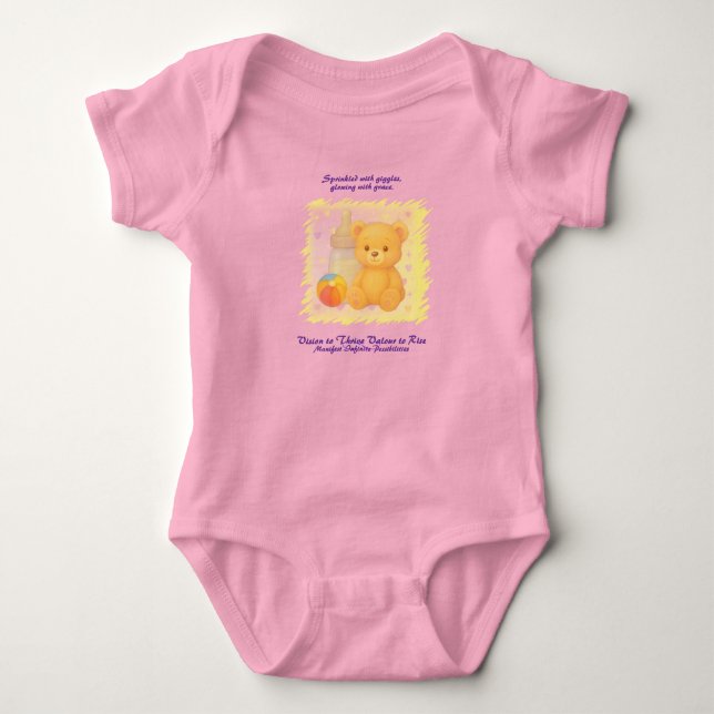 Body Para Bebê VTVR-SPRINKLEDGIGGLES2-BB - Bodysuit de Bebê (Frente)