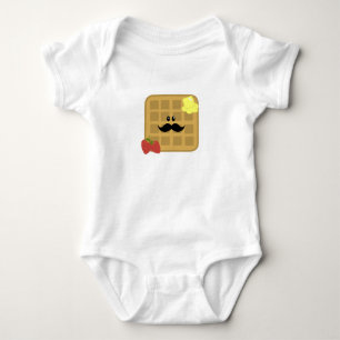 Body Para Bebê Waffle Man