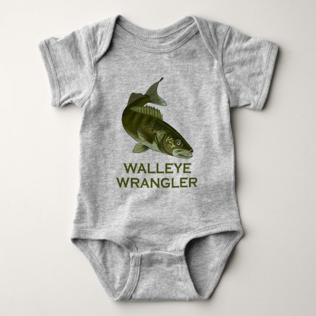 Body Para Bebê Walleye Wrangler (Frente)