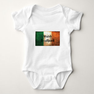 Body Para Bebê Walsh Irish Flag