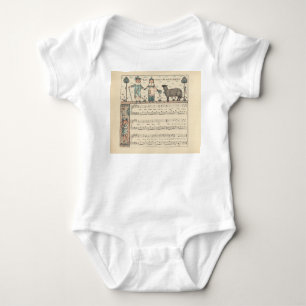 Body Para Bebê Walter Crane Baa Baa Ovelha Negra Rima Infantil