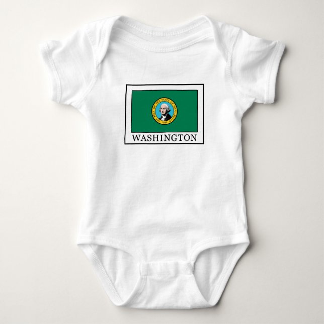 Body Para Bebê Washington (Frente)