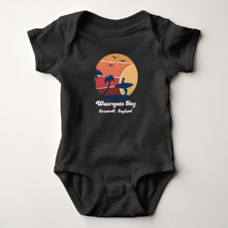 Body Para Bebê Watergate Bay Cornwall Inglaterra Surfing Vintage 