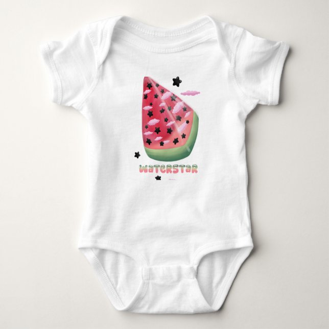 Body Para Bebê Watermelon star  (Frente)
