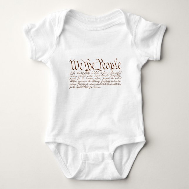 Body Para Bebê We the People (Frente)