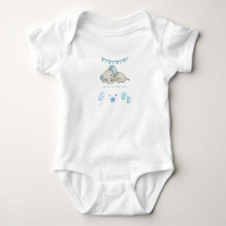 Body Para Bebê Welcome Little One Baby Bodysuit – Adorable Elepha