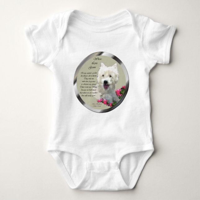 Body Para Bebê West Highland White Terrier Gifts (Frente)
