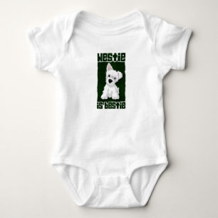 Body Para Bebê Westie é Bestie
