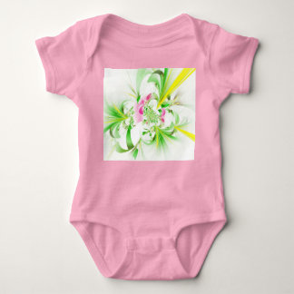Body Para Bebê Whimsical Garden Abstract