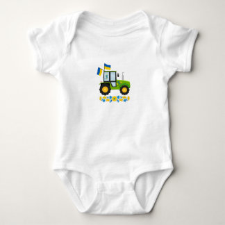 Body Para Bebê Whimsical Ucrânia Trator
