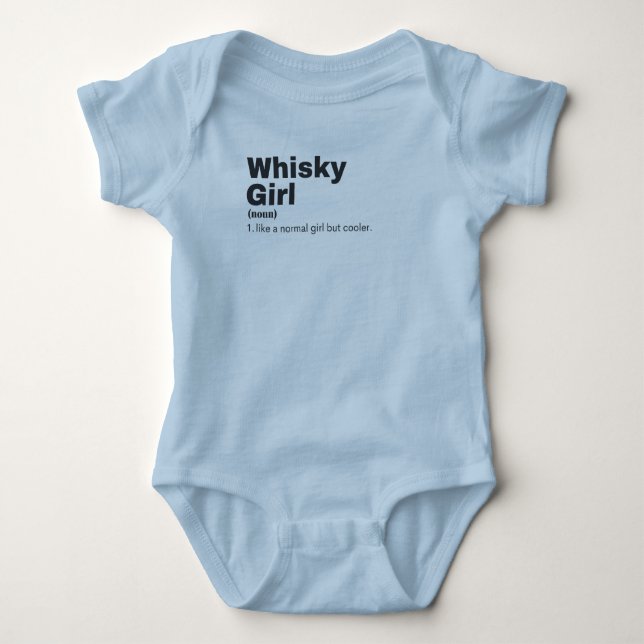 Body Para Bebê Whisky Girl - Whisky (Frente)
