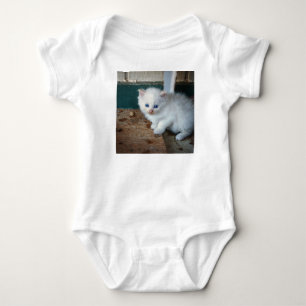 Body Para Bebê White Kitten