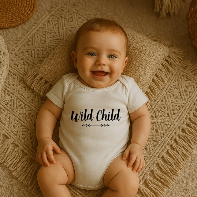 Body Para Bebê Wild Child Baby Bodysuit (Criador carregado)