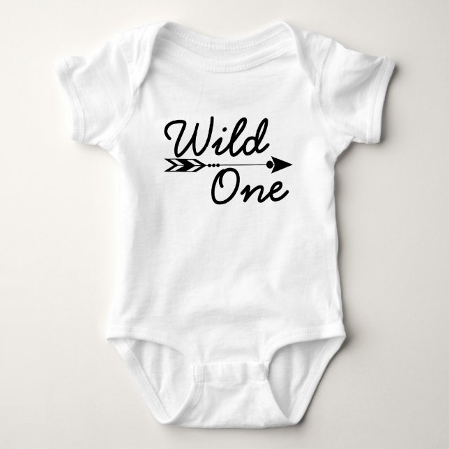 Body Para Bebê Wild One (Frente)