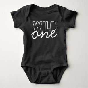 Body Para Bebê Wild One First Birthday Bodydress em Marinho