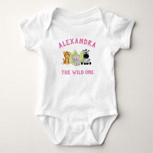 Body Para Bebê Wild One First Birthday Girl