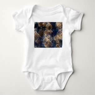 Body Para Bebê Wild Snakeskin Watercolor Design