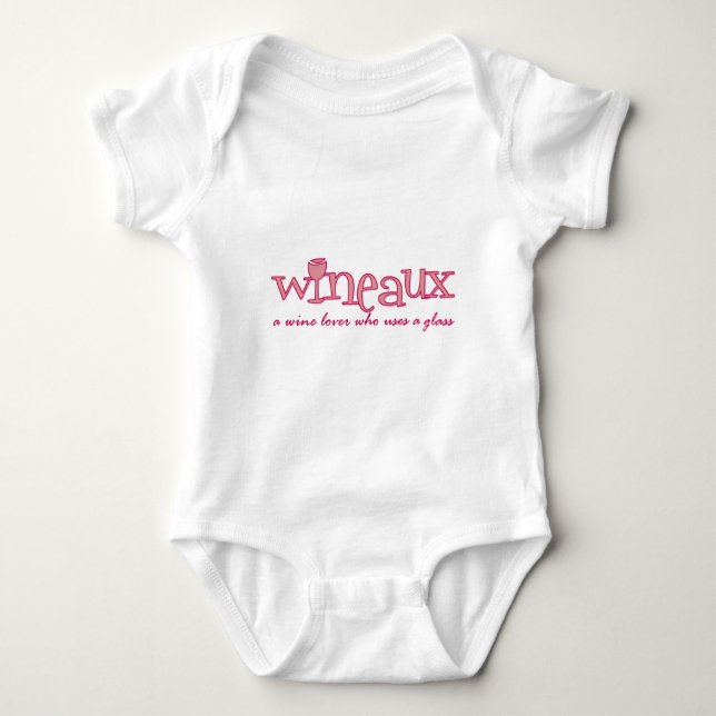 Body Para Bebê Wineaux definiu (Frente)