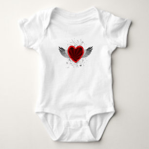 Body Para Bebê Wing Heart