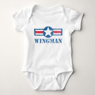 Body Para Bebê Wingman Vintage