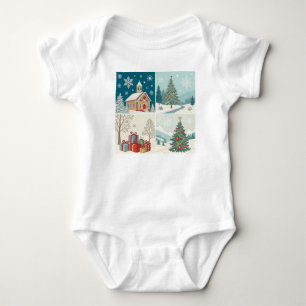 Body Para Bebê Winter Wonderland Baby Bodway