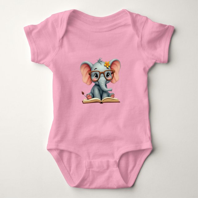 Body Para Bebê Wise Baby Elephant (Frente)
