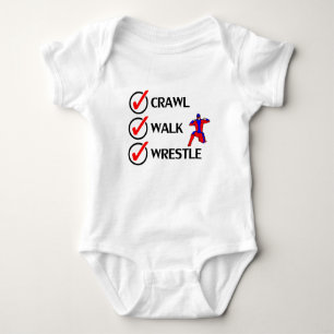Body Para Bebê Wrestle da caminhada do rastejamento