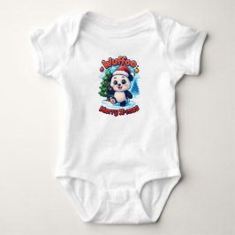 Body Para Bebê Wuffoo Poppi Feliz Natal Kawaii 3D Feriado