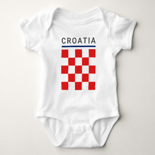 Body Para Bebê Xadrez Croata