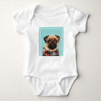 Xadrez Shirt Pug