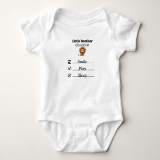 Body Para Bebê Xarope de Leão do Pequeno Irmão
