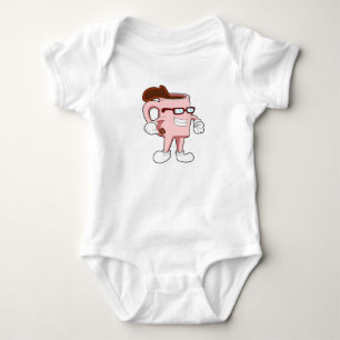 Body Para Bebê Xícara de café com café