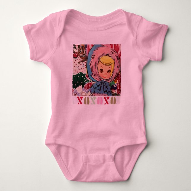 Body Para Bebê XOX Susie Skier Romper (Frente)