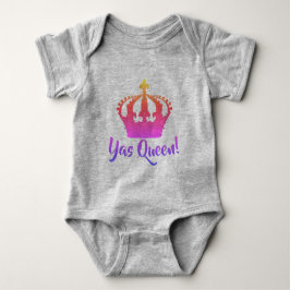 Body Para Bebê Yas Rainha! Estilo de bebê com cores de arco-íris