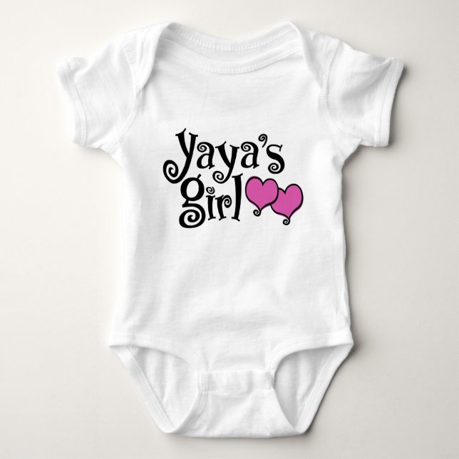 Body Para Bebê Yaya's Girl (Frente)