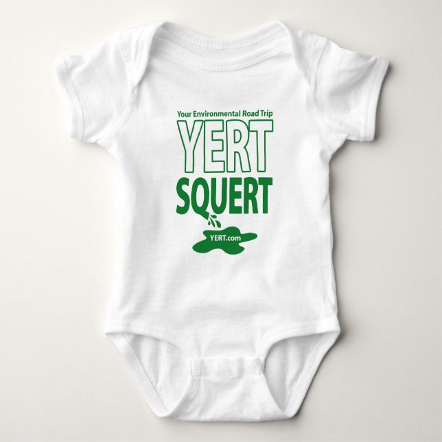 Body Para Bebê YERTSQUERT orgânico (Frente)