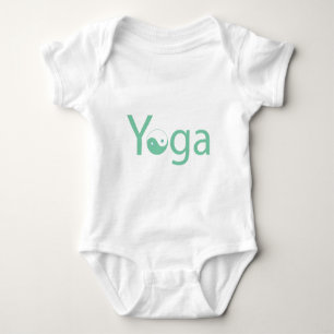 Body Para Bebê Yoga com Yin Yang