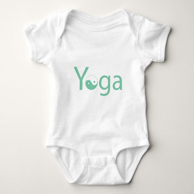 Body Para Bebê Yoga com Yin Yang (Frente)
