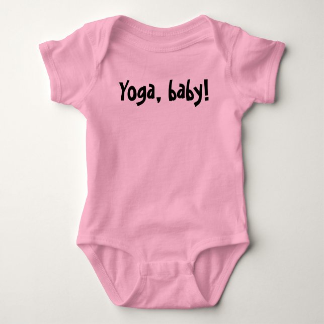Body Para Bebê Yoga, querida! -Girls Creeper (Frente)