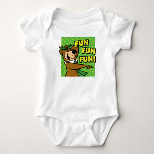 Body Para Bebê Yogi Bear Diversão Diversão Diversão