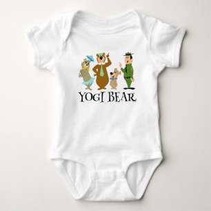 Body Para Bebê Yogi Bear e Friends Classic Pose