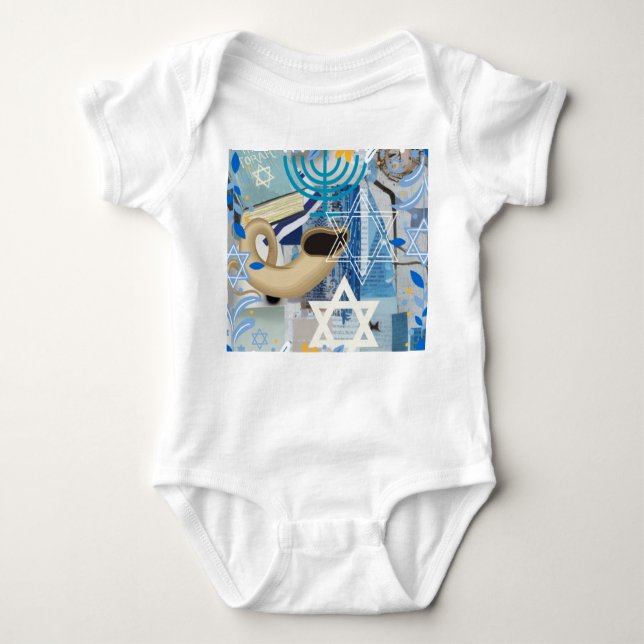 Body Para Bebê Yom Kippur (Frente)