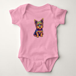 Body Para Bebê Yorkie Fofo