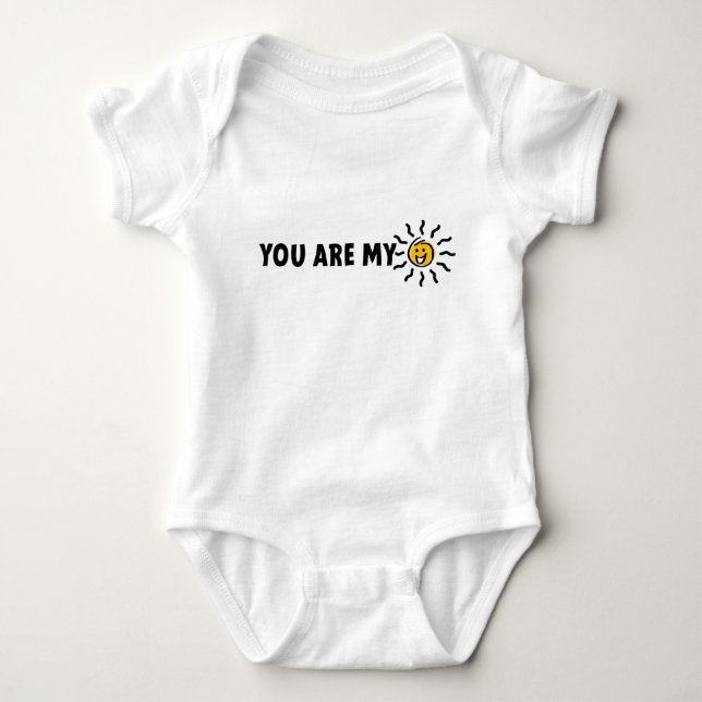 Body Para Bebê You are my sunshine, jij bent mijn zonneschijn (Frente)
