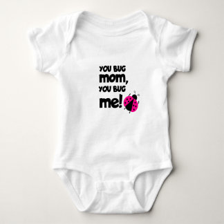 Body Para Bebê You Bug Mom, You Bug Me – Ladybug Baby Design