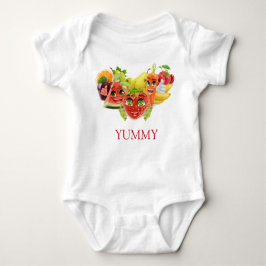 Body Para Bebê Yummy Fruta
