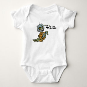 Body Para Bebê "Z" é para Zombie com o Blanket (Boys) Creeper