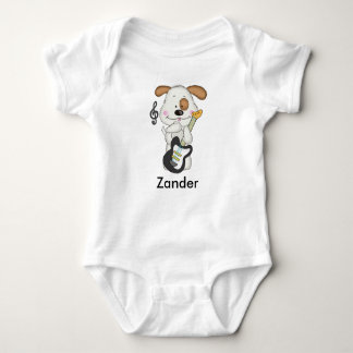 Body Para Bebê Zander's Rock and Roll Puppy