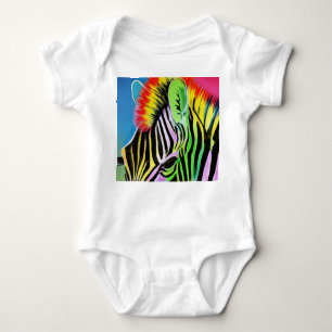 Body Para Bebê Zany Zebra