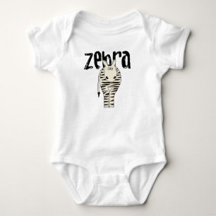 Body Para Bebê Zebra